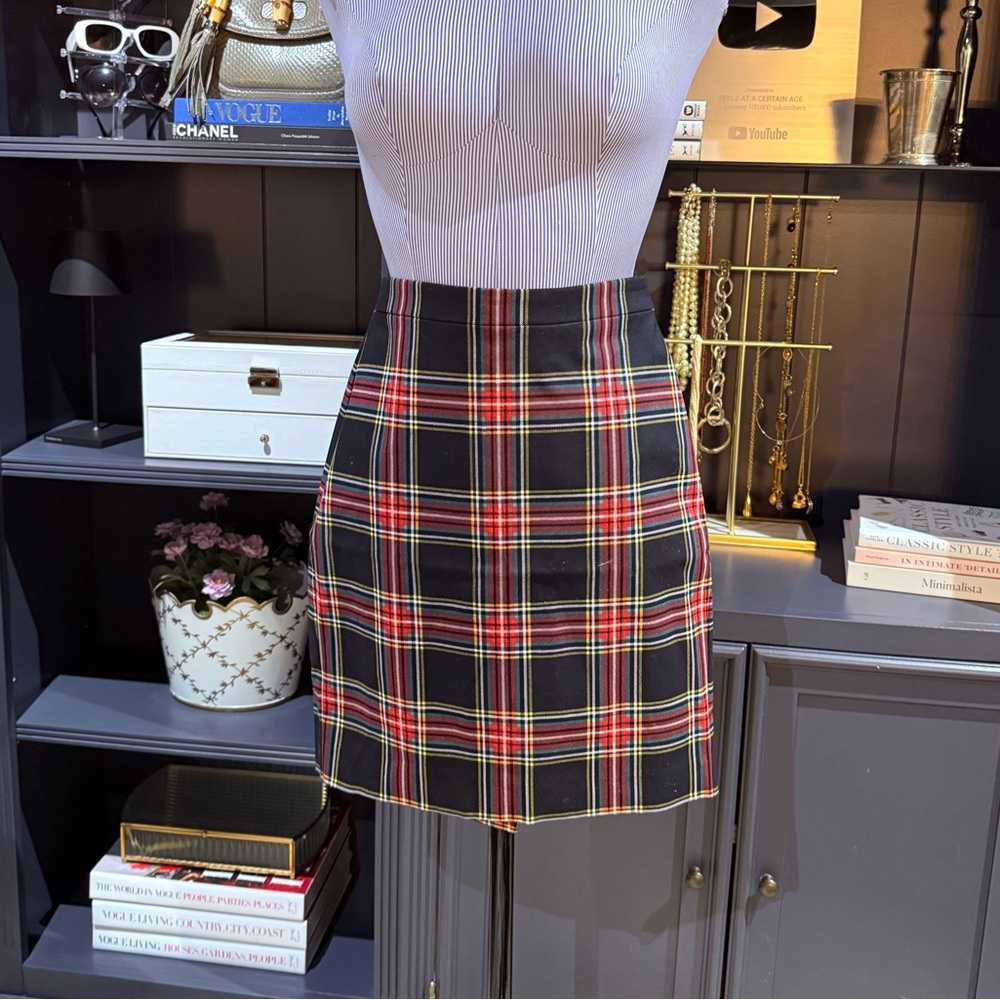 J.Crew Plaid Mini Skirt – Size 0P